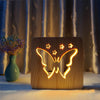 Butterfly Wooden Decorative Light