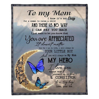 To My Mom - From Son - A314 - Premium Blanket