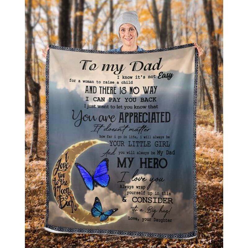 To My Dad - From Daughter - A314 - Premium Blanket