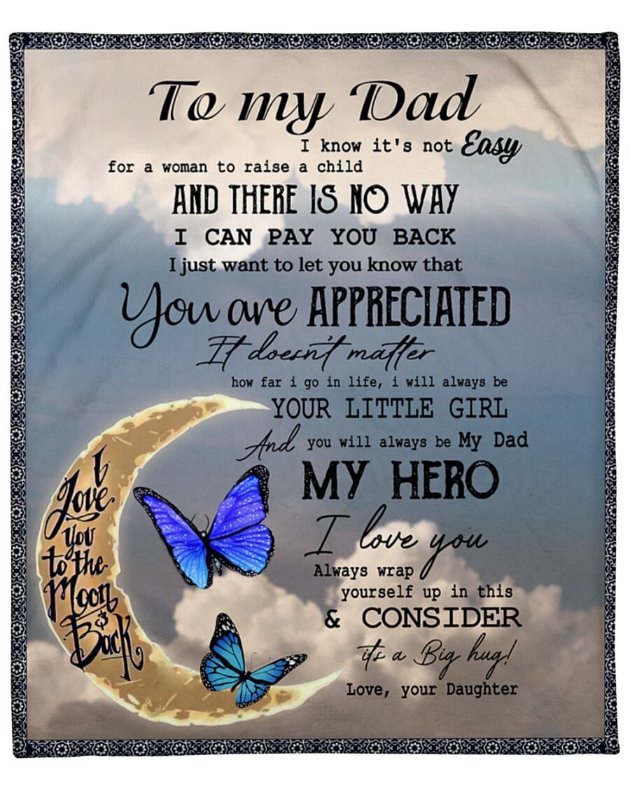 To My Dad - From Daughter - A314 - Premium Blanket