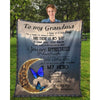 To My Grandma - From Granddaughter - A314 - Premium Blanket