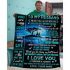 To My Husband - From Wife - Coupleblanket - A334 - Premium Blanket