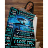 To My Husband - From Wife - Coupleblanket - A334 - Premium Blanket