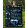 To My Wife - From Husband - Coupleblanket - A356 - Premium Blanket