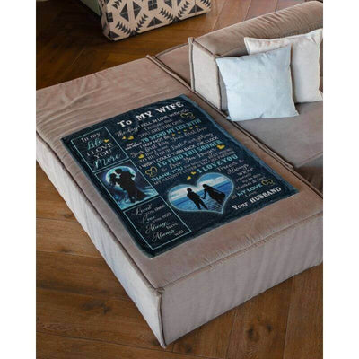 To My Wife - From Husband - Coupleblanket - A356 - Premium Blanket
