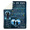 To My Wife - From Husband - Coupleblanket - A356 - Premium Blanket