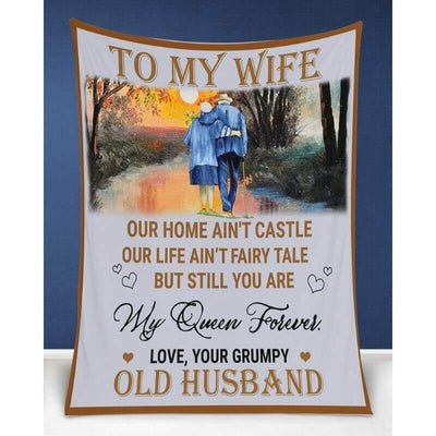 To My Wife - From Husband - Coupleblanket - A357 - Premium Blanket