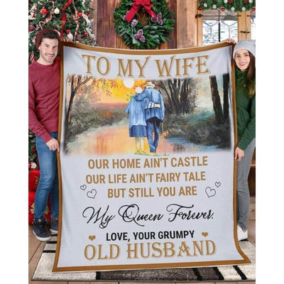 To My Wife - From Husband - Coupleblanket - A357 - Premium Blanket