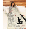 To My Wife - From Husband - Coupleblanket - A358 - Premium Blanket