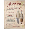 To My Wife - From Husband - Coupleblanket - A359 - Premium Blanket