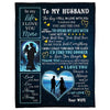 To My Husband - From Wife  - Coupleblanket - A356 - Premium Blanket
