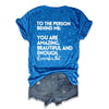 You Are Amazing Beautiful And Enough V-Neck T-shirt