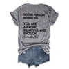 You Are Amazing Beautiful And Enough V-Neck T-shirt