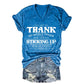I'd Like to Thank My Middle Finger V-Neck T-Shirt