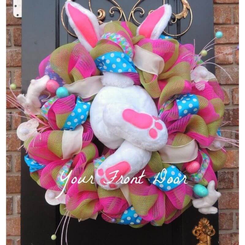 Easter Bunny Door Ornament