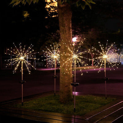 Waterproof Solar Garden Fireworks Light