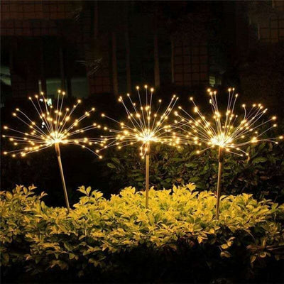 Waterproof Solar Garden Fireworks Light