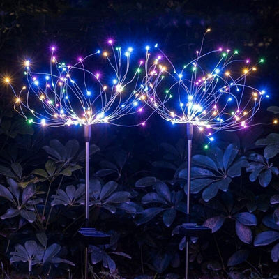 Waterproof Solar Garden Fireworks Light