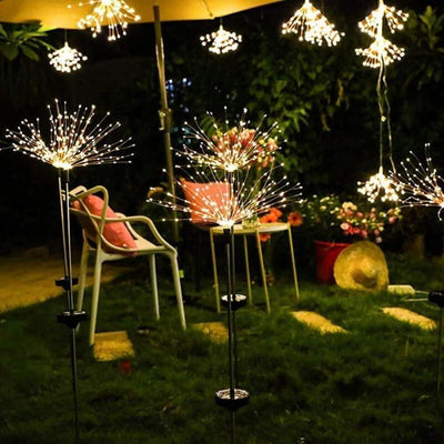 Waterproof Solar Garden Fireworks Light