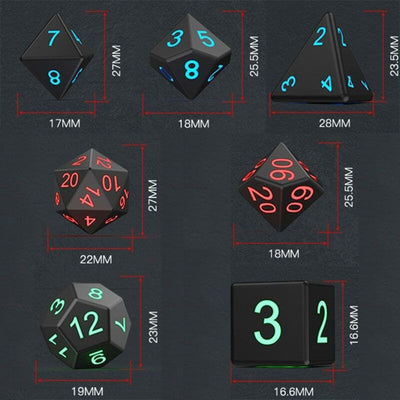 LED Flash Dice Set