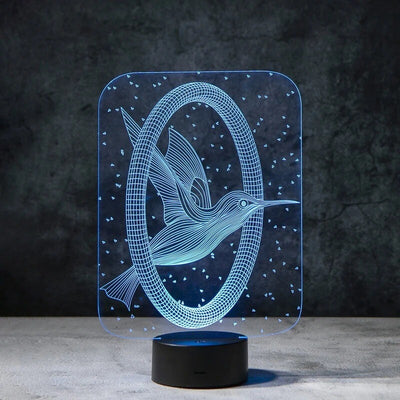 Hummingbird 3D Illusion Lamp