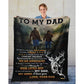 To My Dad - From Son - A366 - Premium Blanket