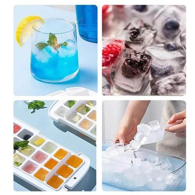 Press type Ice Cube Maker