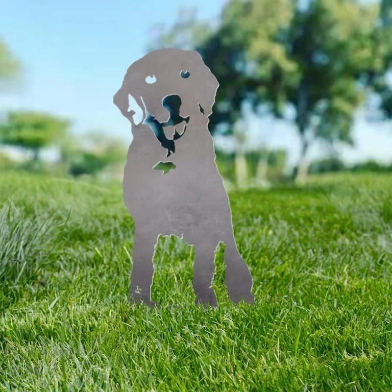 Labrador Retriever Metal Silhouette