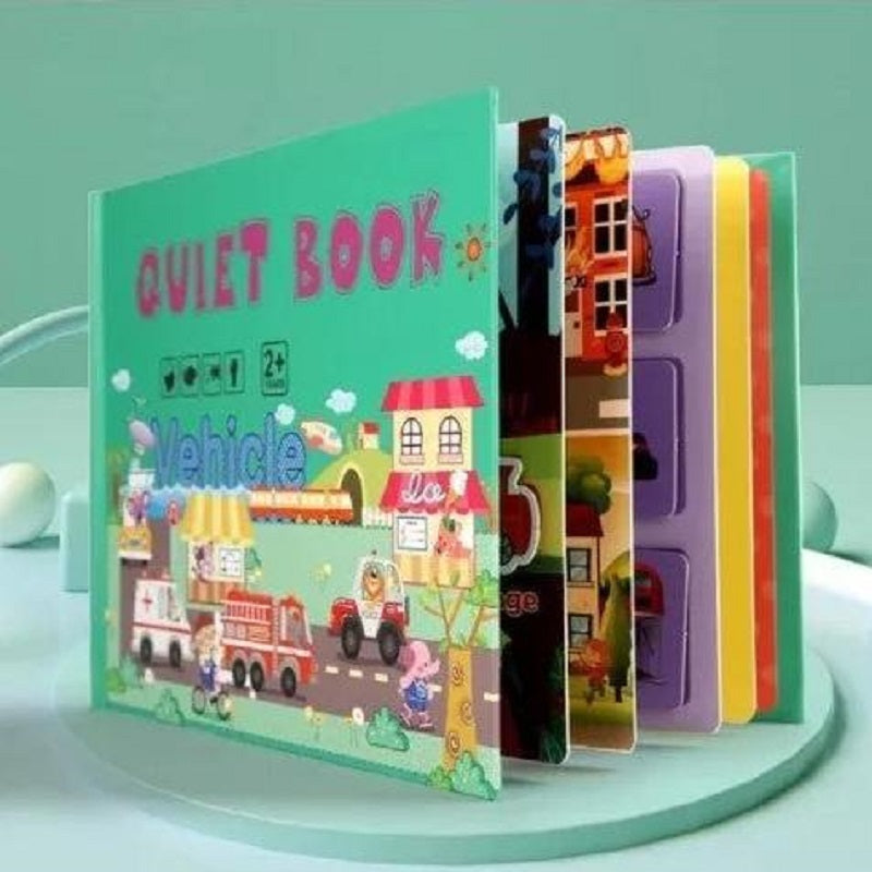 Montessori Busy Book for Kids to Develop Learning Skills