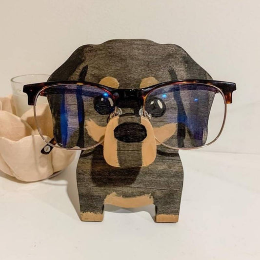 Hans - Handmade Dachshund Glasses Stand Art Gift
