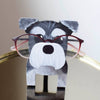 Vixen - Handmade Schnauzer Glasses Stand Art Gift