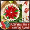 Pastry Wheel Roll and Decorating Plunger