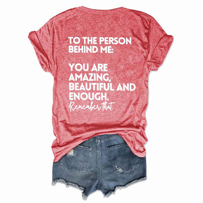 You Are Amazing Beautiful And Enough Crew Neck T-shirt