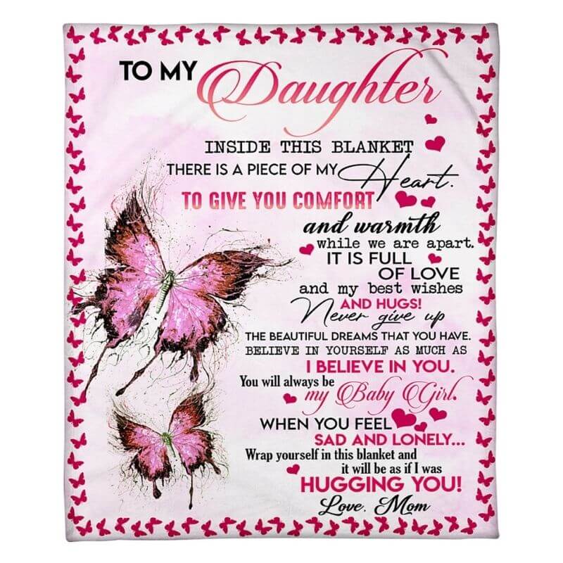 Special gift for daughter - R Fleece Blanket