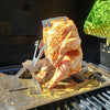 Portable chicken stand Beer- American motorcycle BBQ