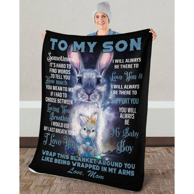 To My Son - From Mom  - A373 - Premium Blanket