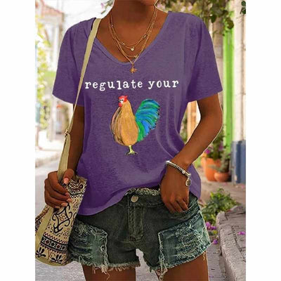 Women's The Original Regulate Your C*ck, Abortion Is Healthcare V-Neck Tee