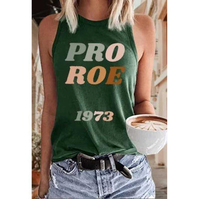 Women's Pro Roe 1973 Print Sleeveless T-Shirt