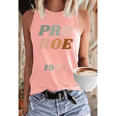 Women's Pro Roe 1973 Print Sleeveless T-Shirt