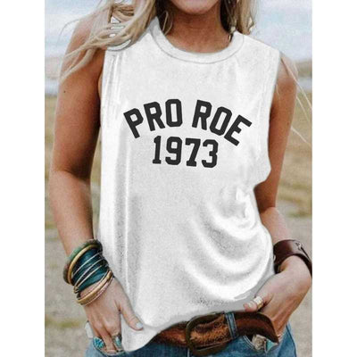 Women's Pro Roe 1973 Print Sleeveless T-Shirt