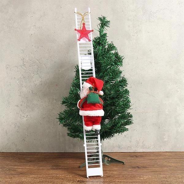 The climbing Santa Claus