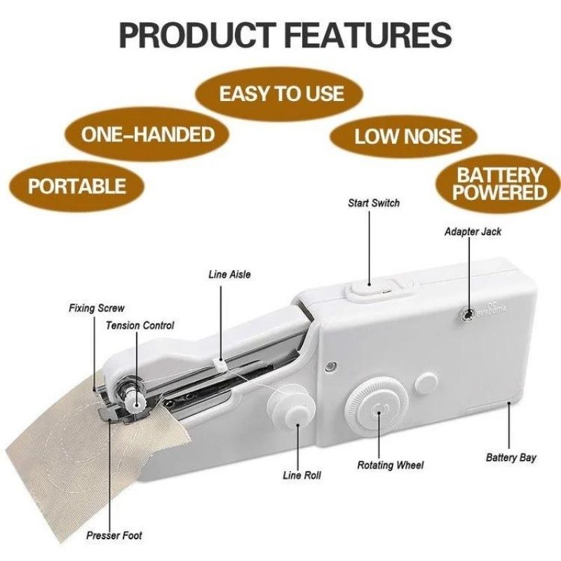 Handheld Mini Electric Sewing Machine