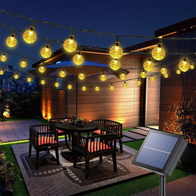 Solar Powered Led Outdoor String Lights