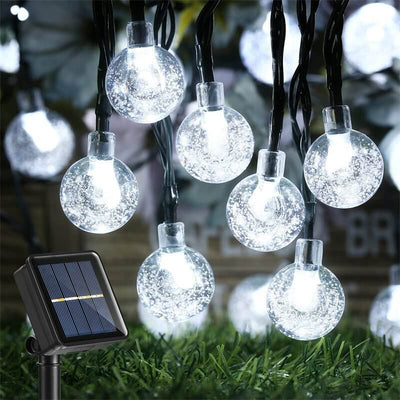 Solar Powered Led Outdoor String Lights