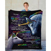 To My Son - From Mom - UnicornBlanket - A318 - Premium Blanket