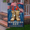 Memorial Day Veteran Remember and Honor Flag