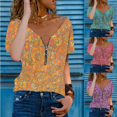 Bright Boost Printed Top